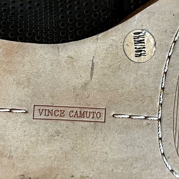 Vince Camuto Navy Blue Leather Mule Size 6.5 - Picture 10 of 10